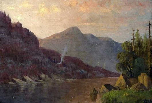 Mountain River Scene