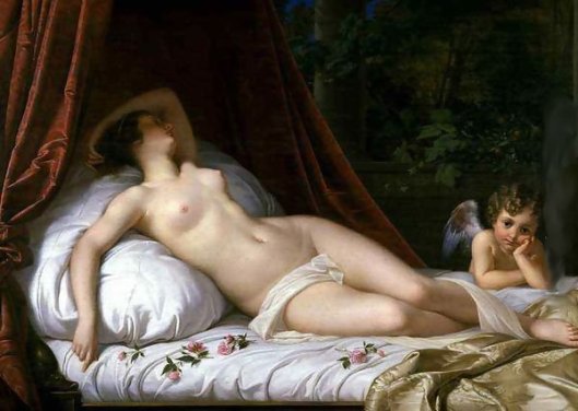 Sleeping Venus With Cupid