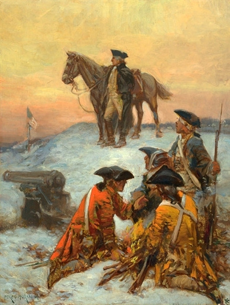 Washington At Valley Forge (Winter 1777-1778)