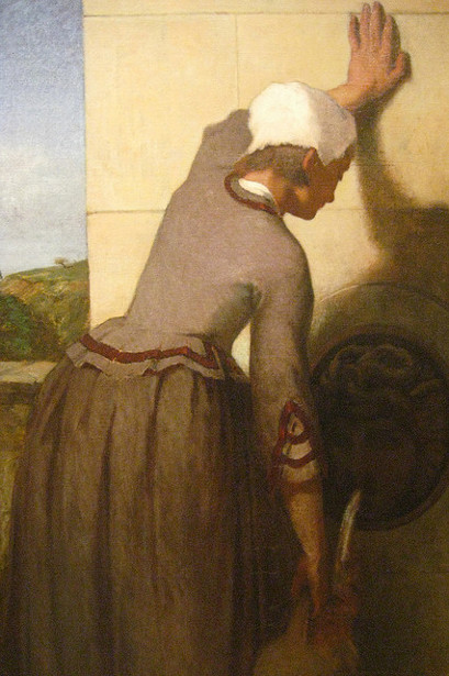 Girl At The Fountain