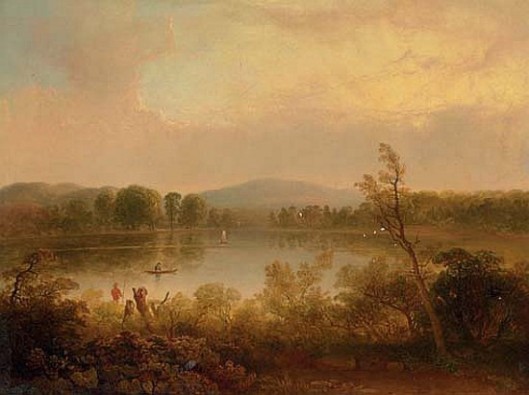 Anglers On A Lake