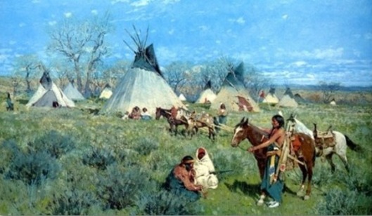 Sioux Hunting Camp