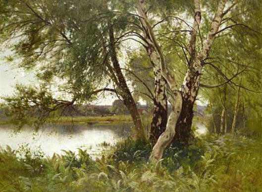 A Tranquil River Landscape