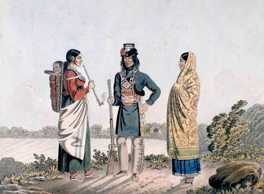 Metis Man With Two Spouses
